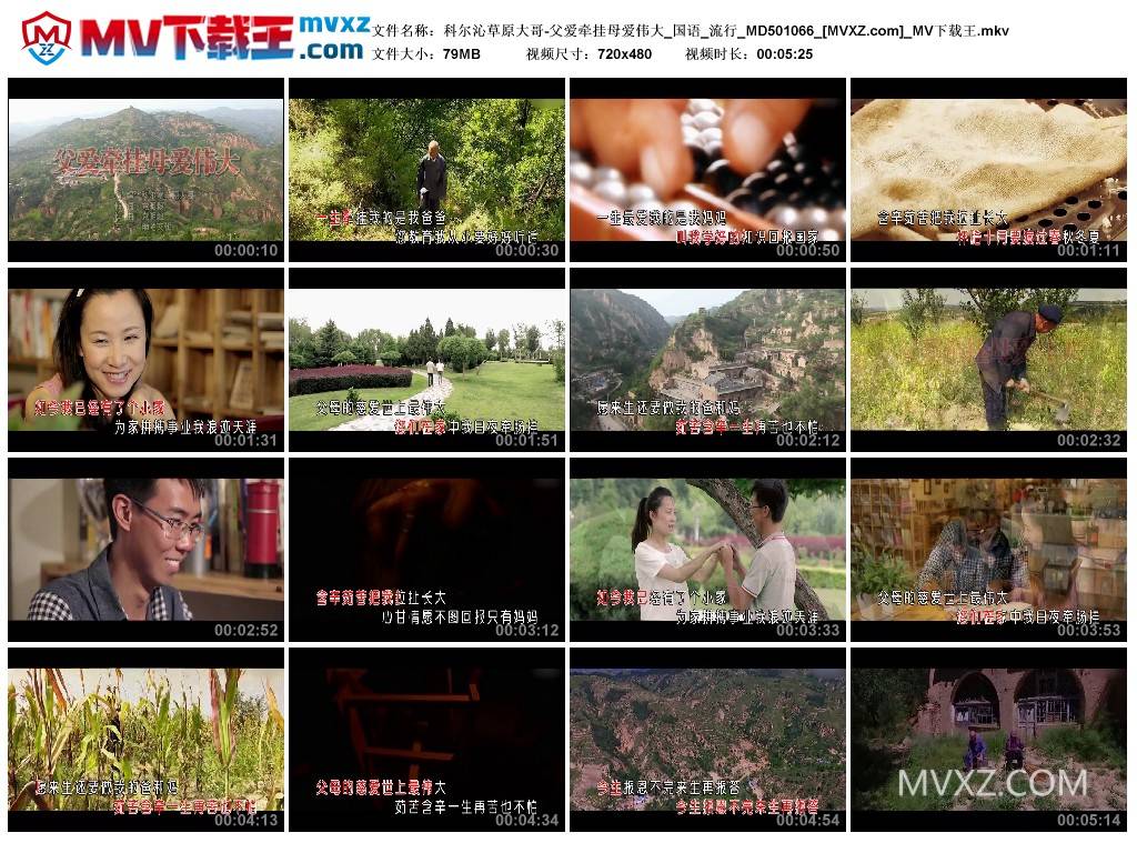 科尔沁草原大哥-父爱牵挂母爱伟大_国语_流行_MD501066